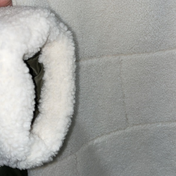 NWT💚 FRAME Oversized Quilted Army Liner Jacket. Size XS. Color:Multi - Picture 8 of 13